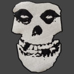 Misfits Skull Embroidered Backpatch